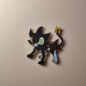 Pokemon TCG Luxray Enamel Pin Official Nintendo Lapel Badge Brooch Figure
